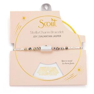 NWT Scout Stella Charm Bracelet - Dalmation Jasper